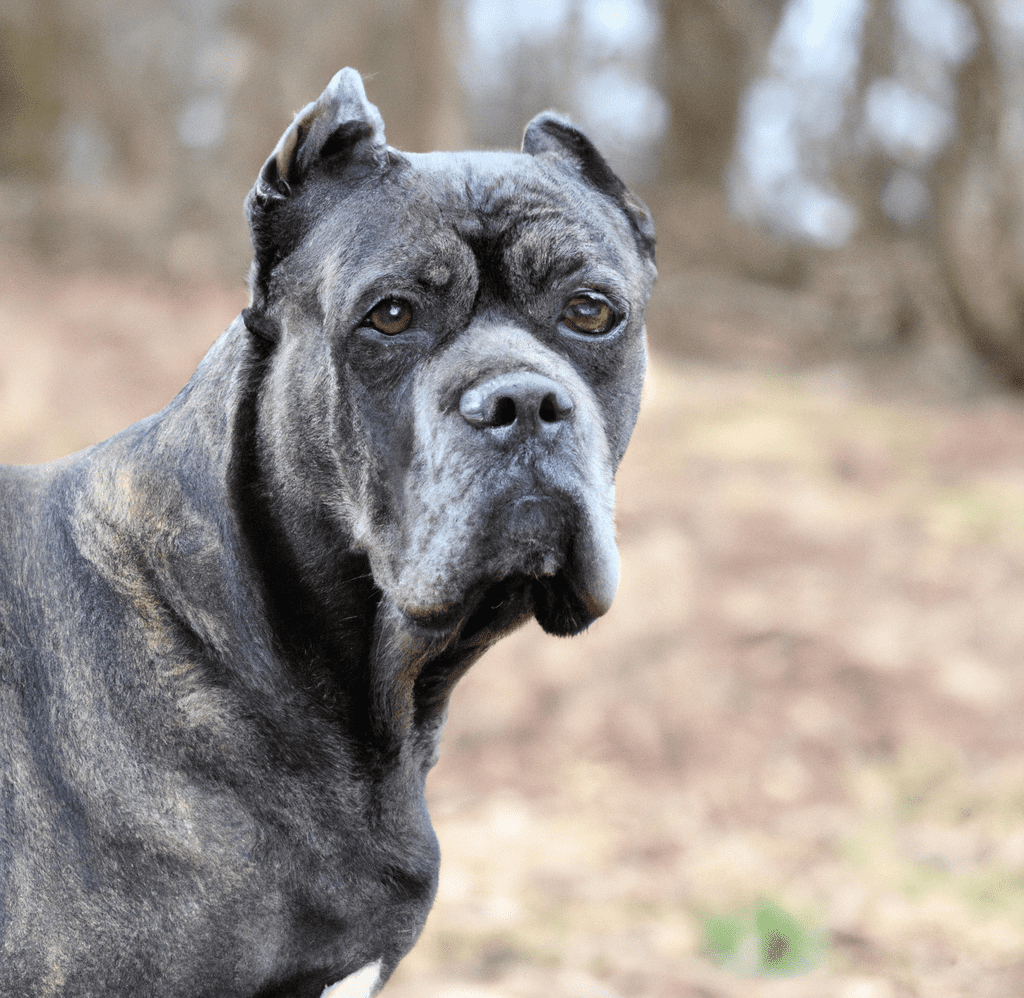 A picture of a Brindle Cane Corso