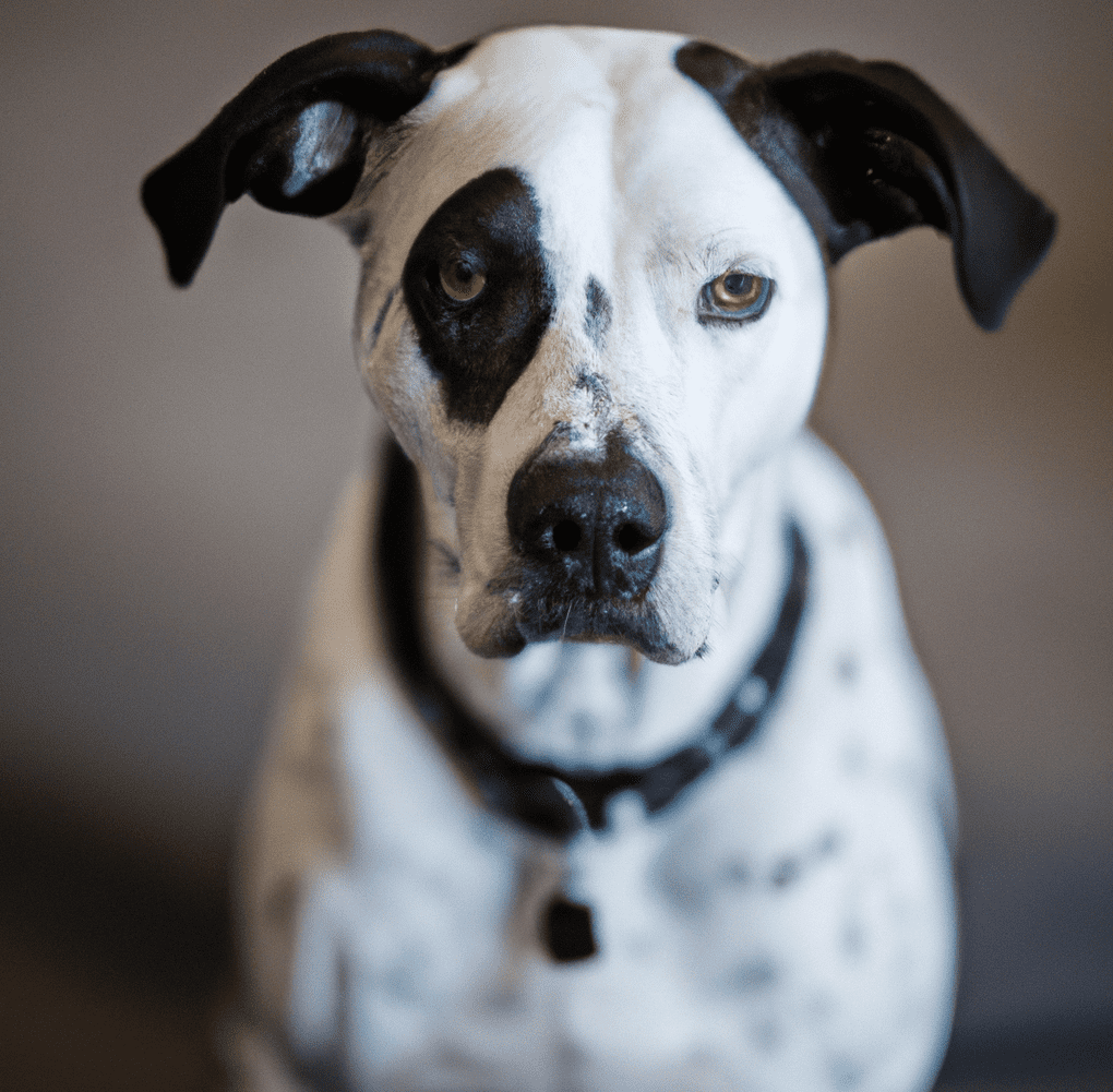 A picture of the Dalmation Pitbull Mix
