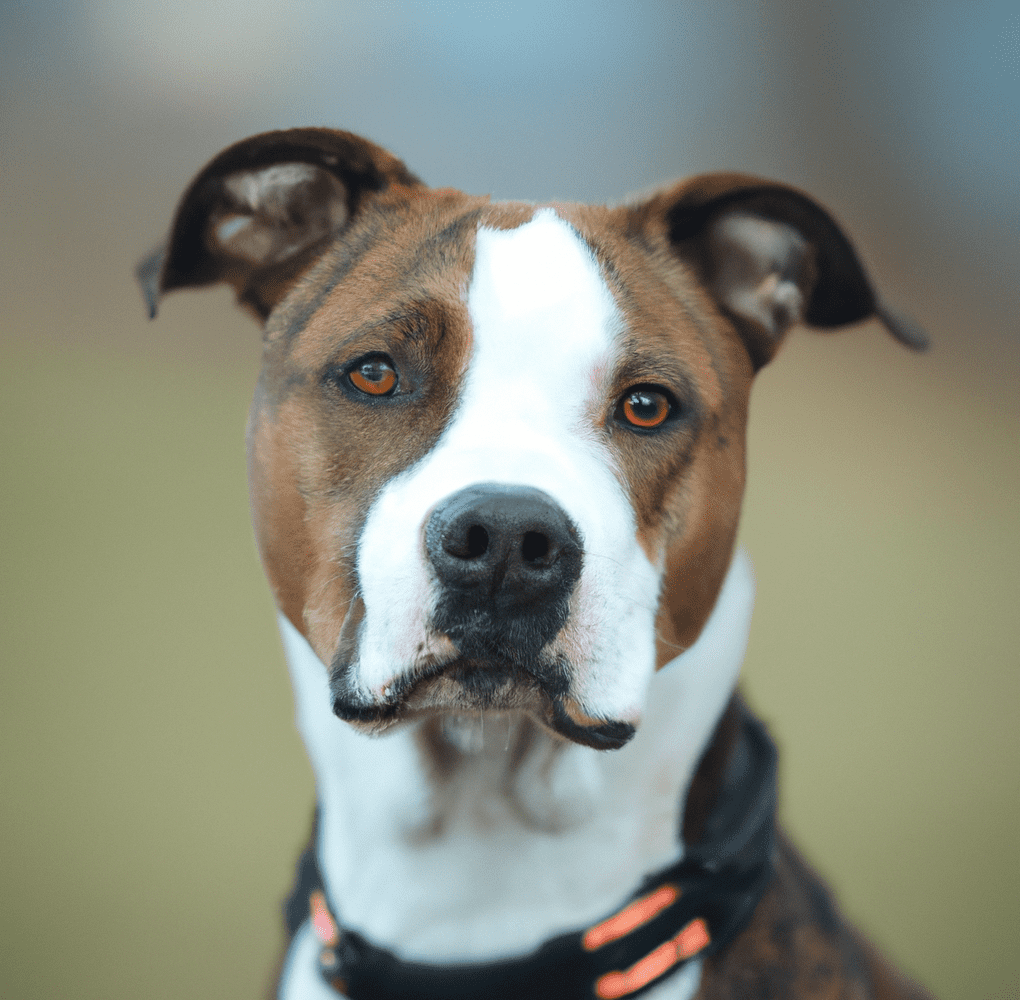 An Image of a Pointer Pitbull Mix