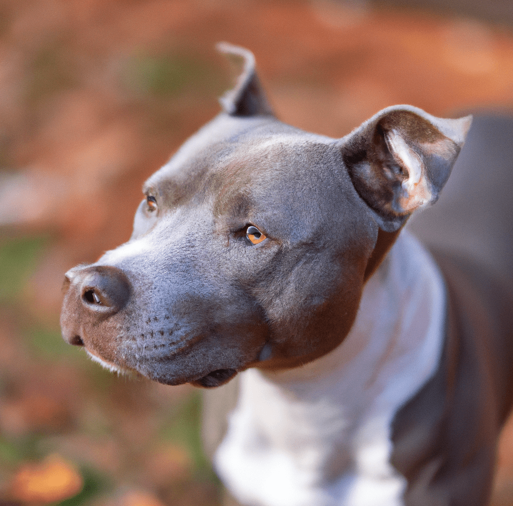 Photo of a Grey Pitbull | Pet Dog Owner