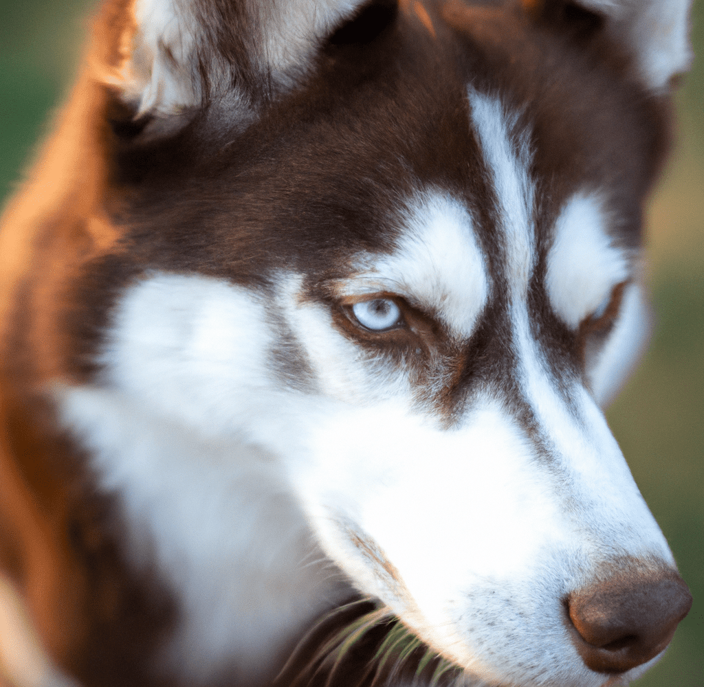Picture of a Brown Husky