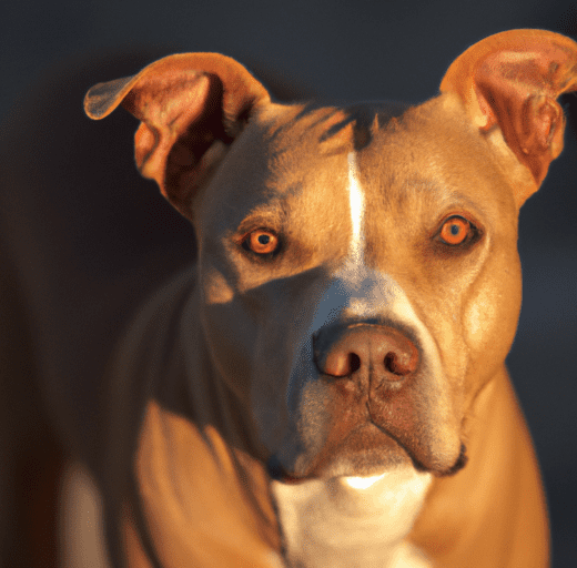 Picture of a tan Pitbull | Pet Dog Owner