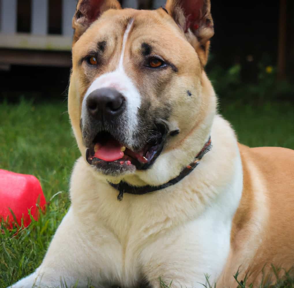 can a american pit bull terrier and a akita be friends