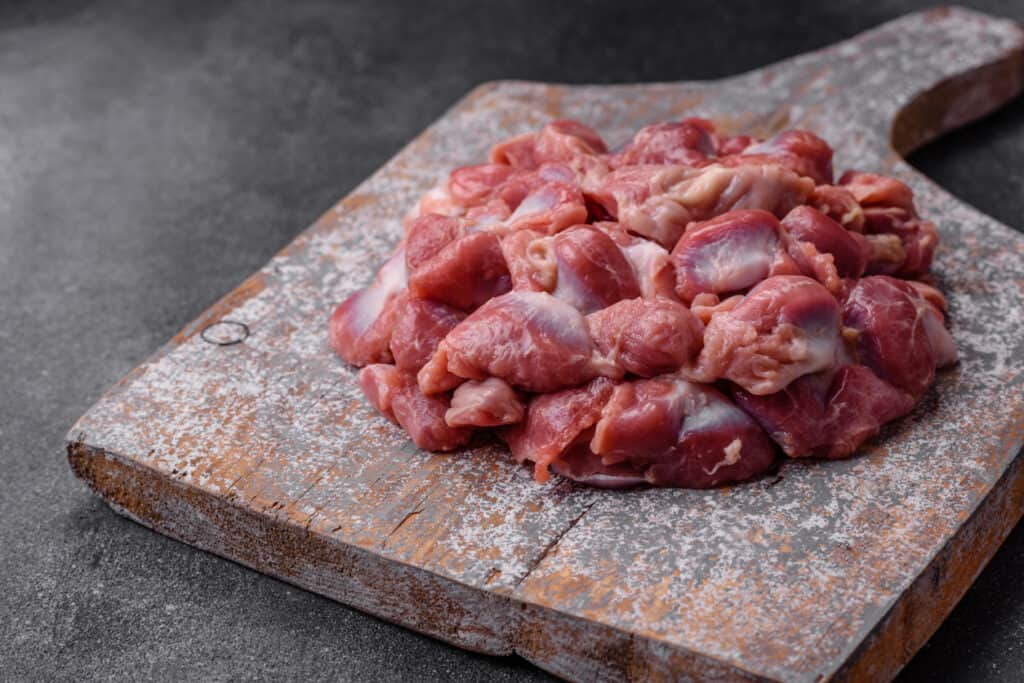 Raw Chicken Gizzards